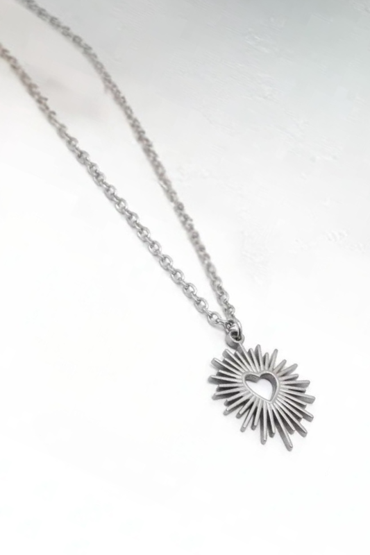 Collier Cœur Guidé Ajustable • Bijou d'intention Aurora