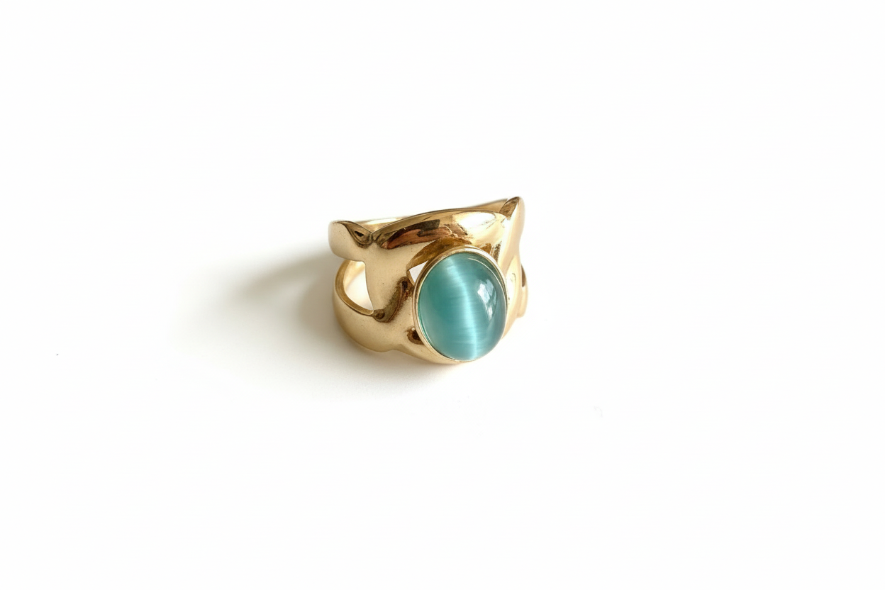 Bague Pierre Lunaire - Bijou d'intention Aurora