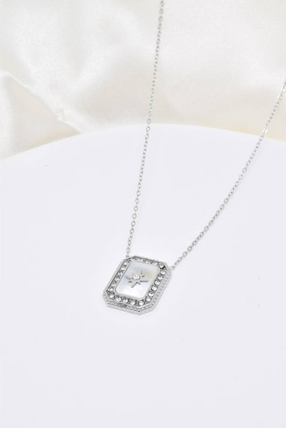 Collier Étoile du Nord Nacrée Ajustable • Bijou Aurora