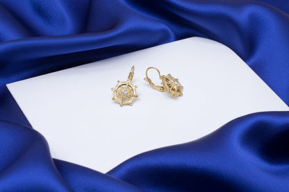 Boucles d'oreilles Étoile Dormeuse • Bijou Aurora