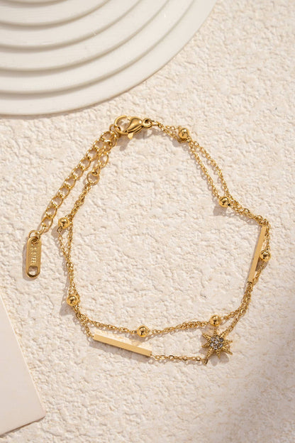Bracelet Étoile du Nord Ajustable • Bijou Aurora